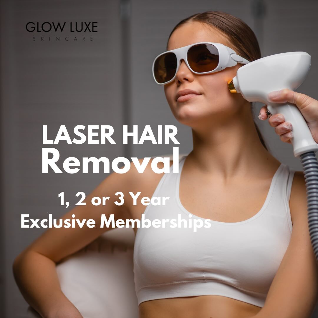 A 1, 2 or 3 Year Laser Hair Removal Membership