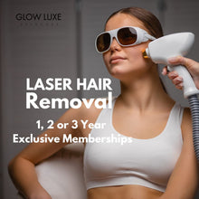A 1, 2 or 3 Year Laser Hair Removal Membership