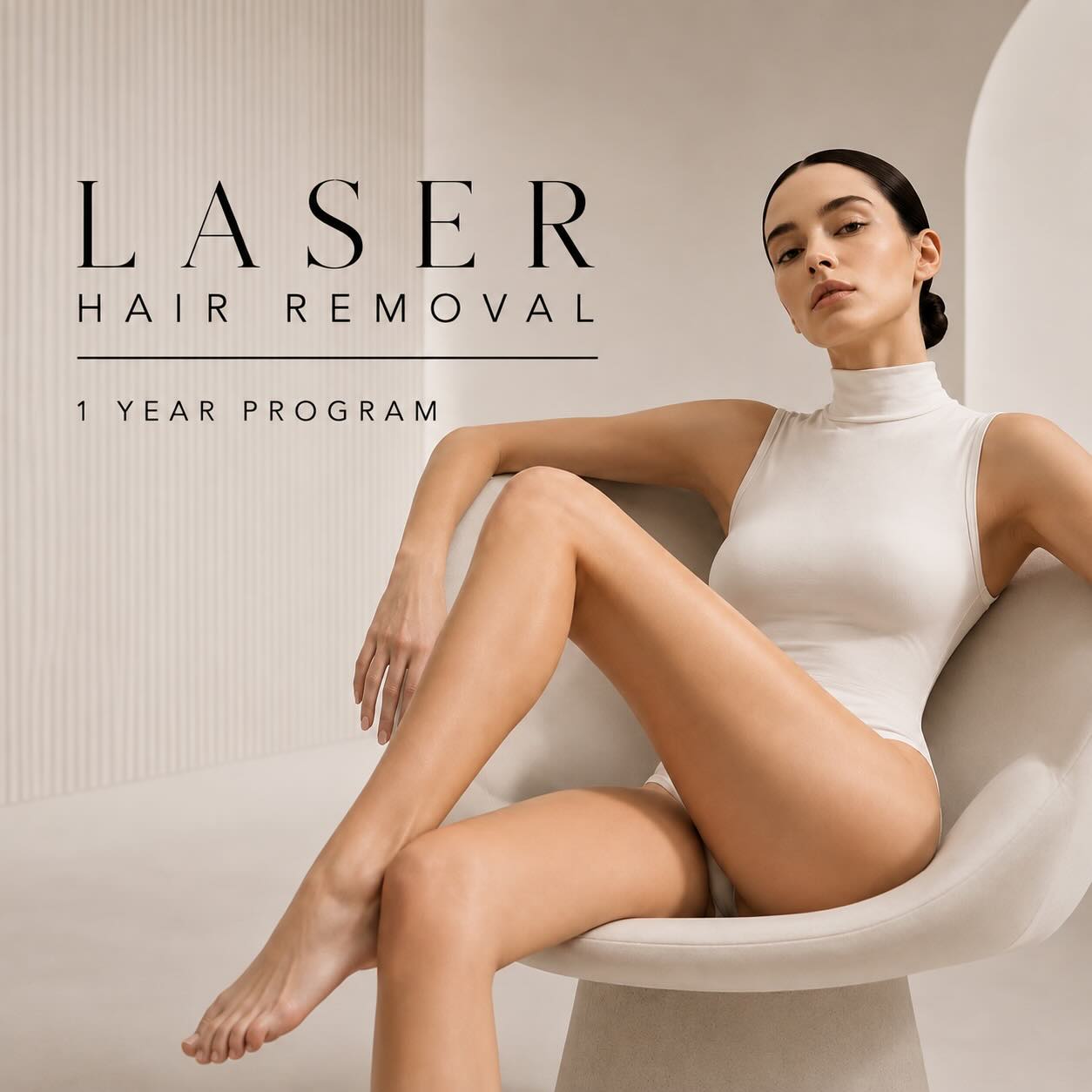 One-Year Multiple Area Laser Hair Removal Program
