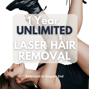 A 1 Year Unlimited Laser Hair Removal Package($2625 tax included)