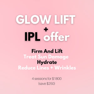 GlowLift + Intense Pulse Light (4 sessions)